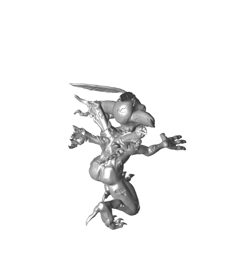 Grounded Zombiefey 02 (25mm Base) 3d model