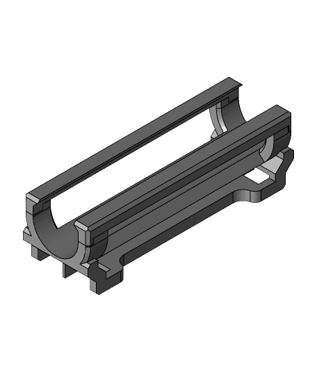 Hextraction - Holo Rail tile 3d model