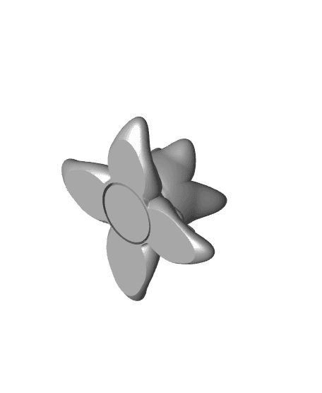 Spin Flower 3d model