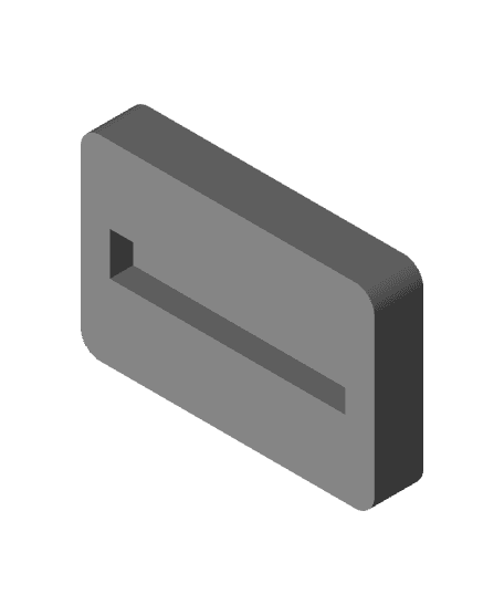 Power rack adapter Jcup 3x3" 3x2" to 2x2" magnetic  3d model