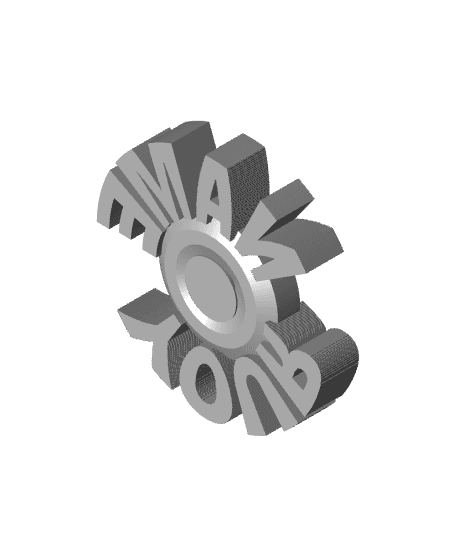 APP TO CREATE TEXT SPINNERS 3d model