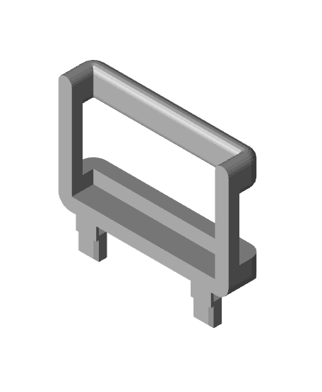 LED Remote Holder - Light Switch Cover Attachments - Top and Side 3d model