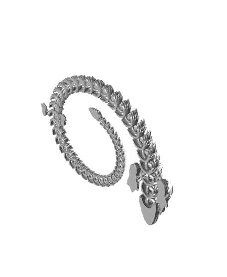 Gelenkiger Drache 3d model