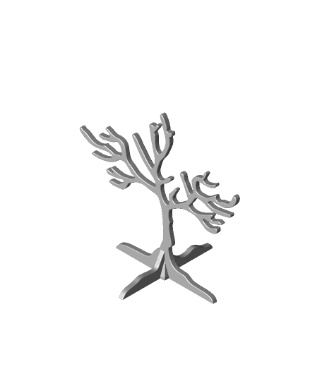 Jewel Tree - Holder - Coral shape 3d model