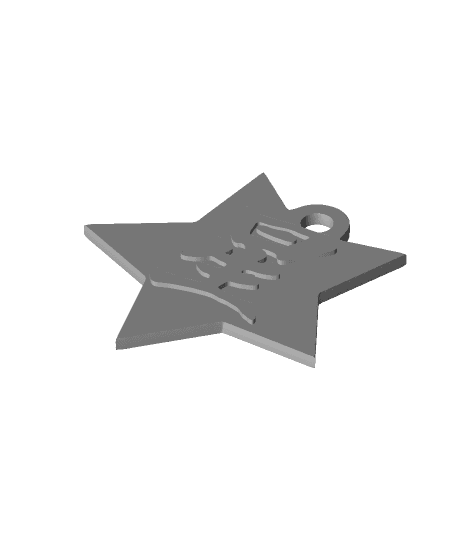 Keychain_Star.stl 3d model