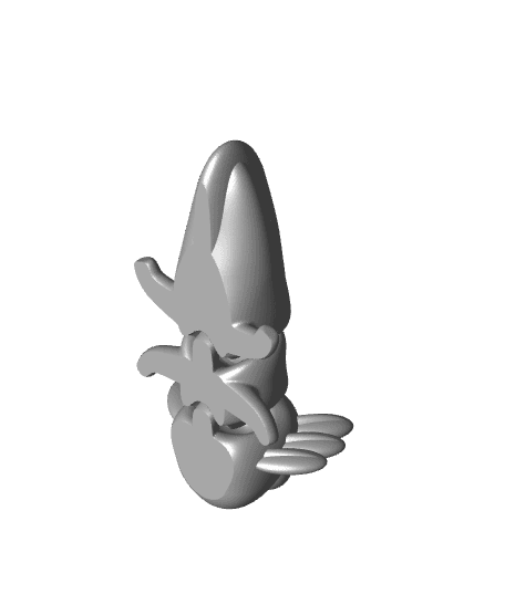 Cute Flexi Axolotl 3d model