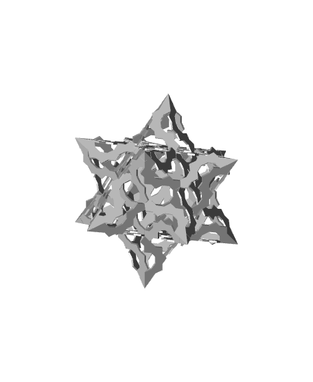 ESCHER STELLATED DODECAHEDRAL POLYKNOT 4 3d model