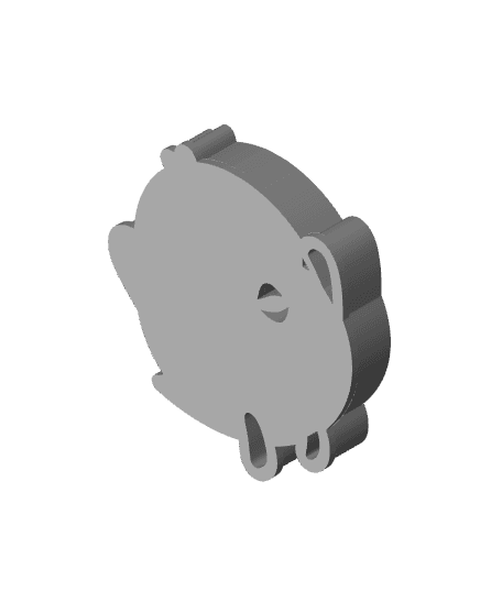 Chick Cookie Cutter, Biscuit Cutter 3d model