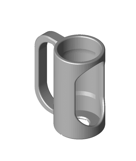 Showoff Can Cup with Handle.stl 3d model