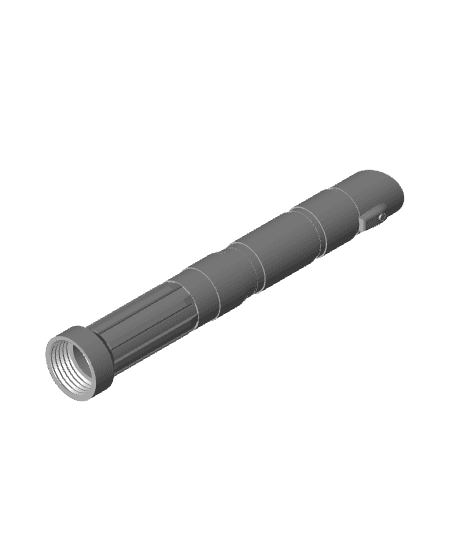 Print in Place Collapsing Jedi Lightsaber Concept 13 3d model