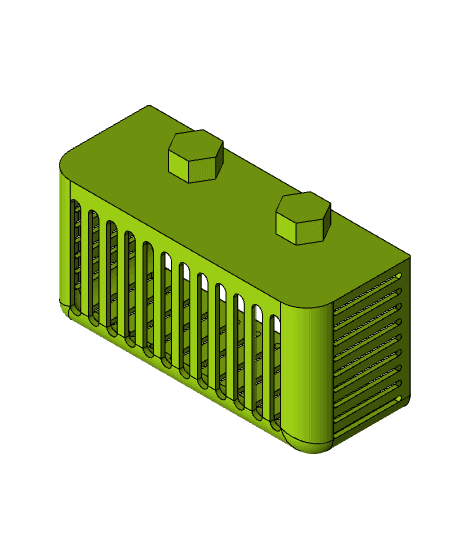Honeycomb Storage Wall (HSW) Medium Tray 3d model