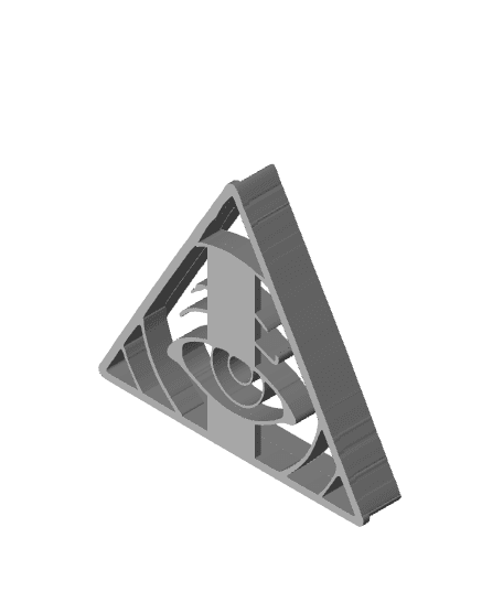 Eye Cookie Cutter, Biscuit Cutter 3d model