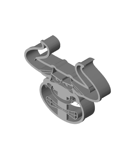 Angry Bull Cookie Cutter, Biscuit Cutter 3d model