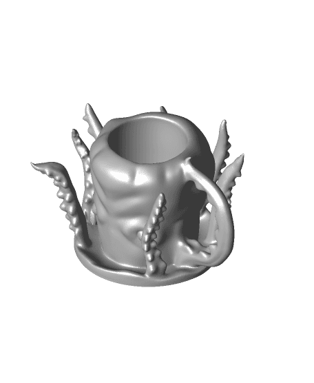 Kraken Can Holder.stl 3d model