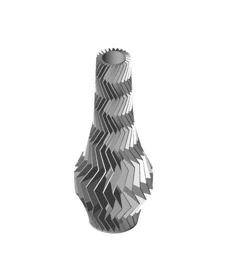 ZIGZAG VASE 02 3d model