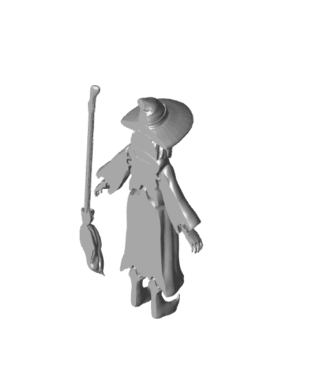 Flexi Print-in-Place Witch  3d model