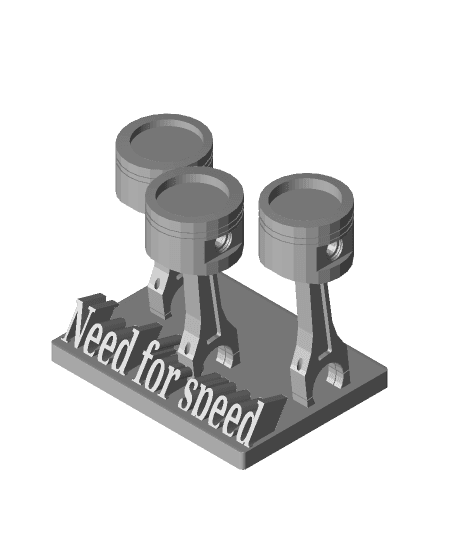Need for speed tea light 3d model