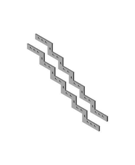 Stairs | Infinity Trax | Modular Magnetic marble Run 3d model