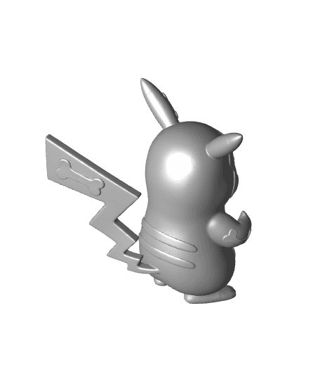 Halloween Pikachu Evolution 3d model