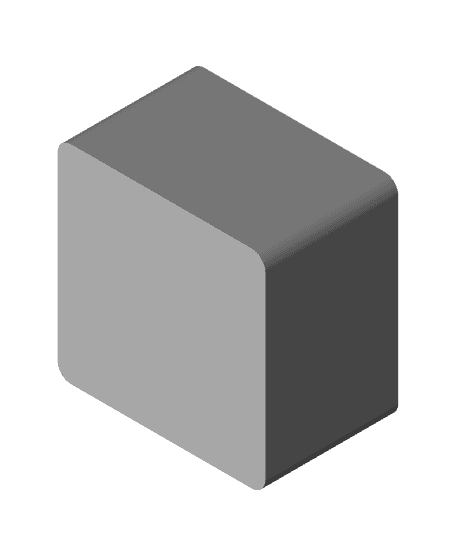 Box top 75x75x45 3d model