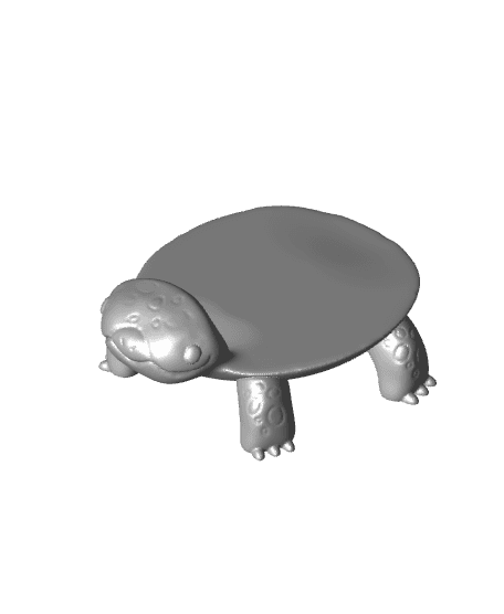 Cute Burguer Turtle  Figurine 3d model
