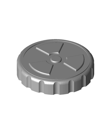 Nuke - Stash Jar Lid 3d model