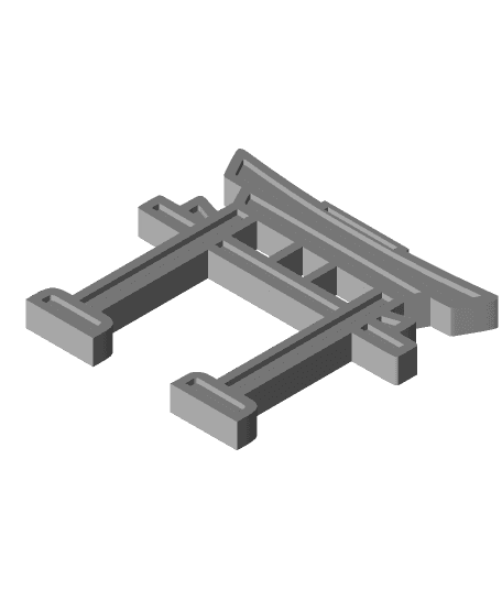 Torii (Shinto Gate) Tsurikawa (Solid) 3d model