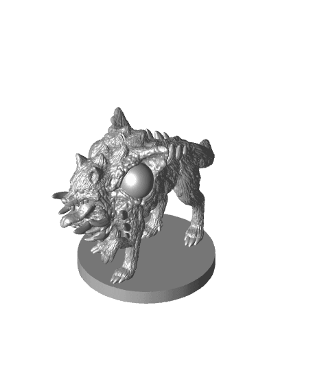 Mutated Wolf 3d model