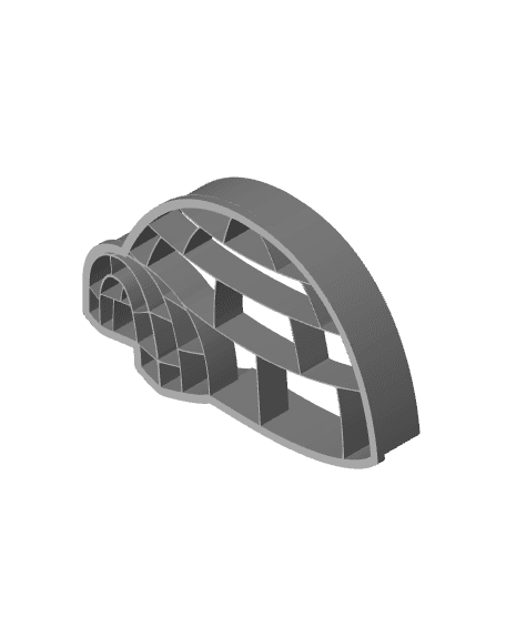 Eskimo Cookie Cutter, Biscuit Cutter 3d model