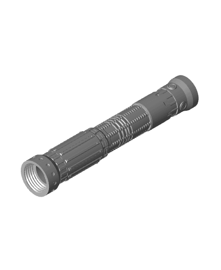 Print in Place Collapsing Jedi Lightsaber Concept 20 3d model