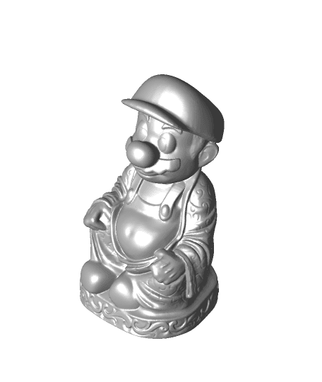 Super Mario | The Original Pop-Culture Buddha 3d model