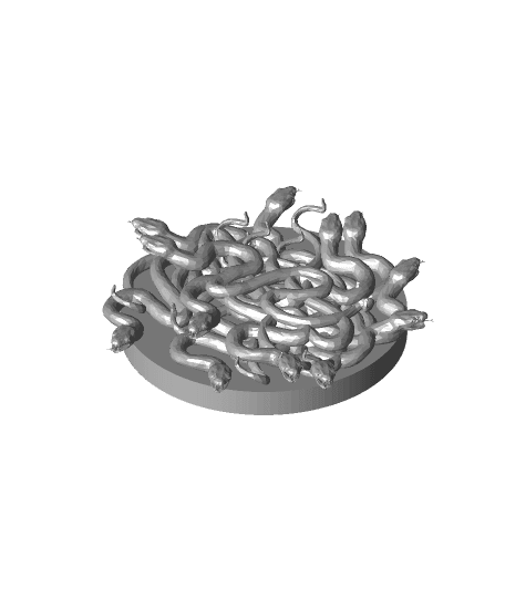 Swarm of Poisonous Snakes 3d model