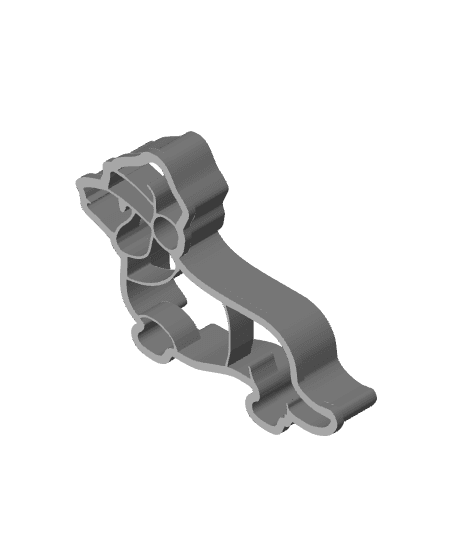 Christmas Cookie Cutter, Biscuit Cutter 3d model