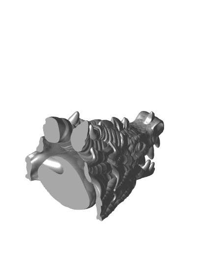 Dragon Head light *Commercial Version* 3d model