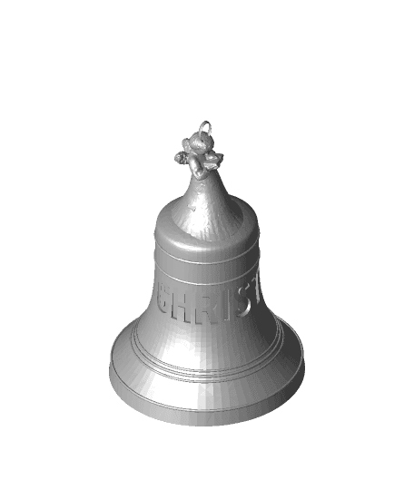 Christmas bell 3d model