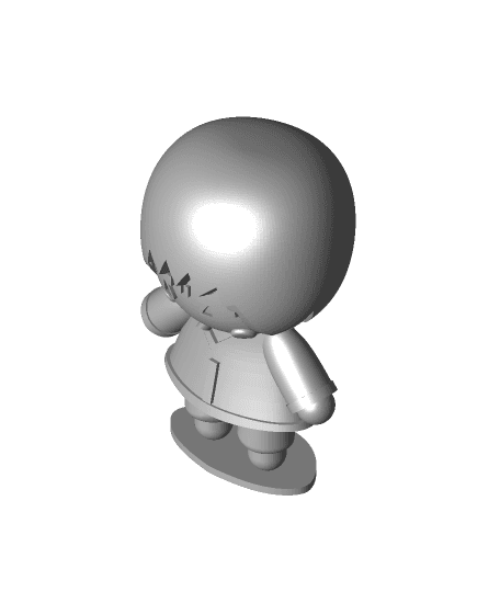 Abyo from the Pucca anime cartoon show 3d model
