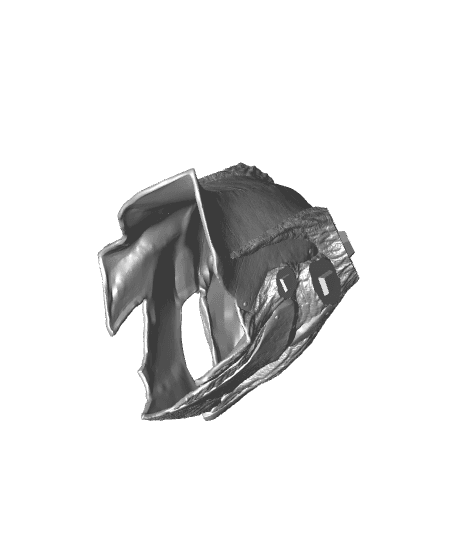 Skyrim Daedric Helmet STL 3D File 3d model