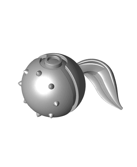 Pokeball 152 Chikorita 3d model