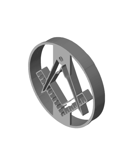 Ruler Cookie Cutter, Biscuit Cutter 3d model