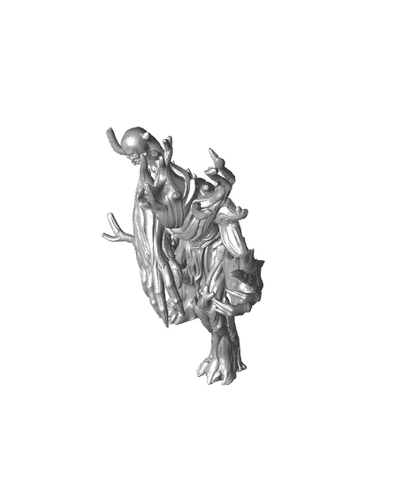 Wood Spirit - With Free Dragon Warhammer - 5e DnD Inspired for RPG and Wargamers 3d model