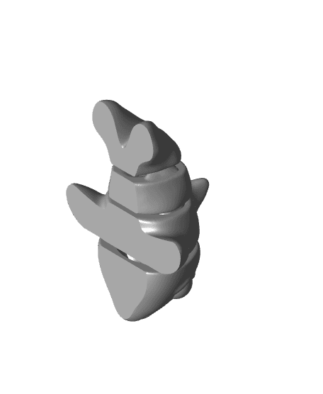 Flexi Dolphin (No Supports) 3d model