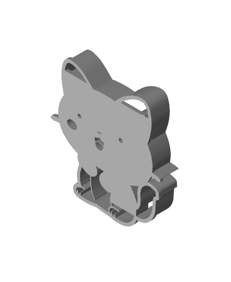 Cat Cookie Cutter, Biscuit Cutter 3d model