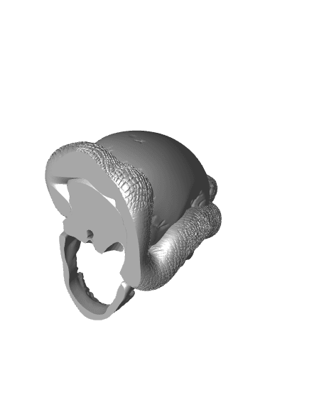 Skull With Snake Dice Tower / No Supports 3d model