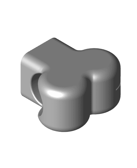 Zipper Pull - Bone 3d model