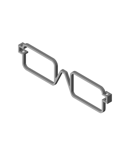glasses frame 3d model