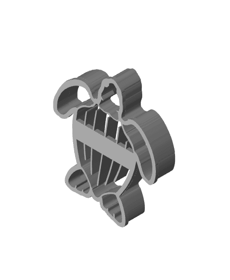 Turtle Cookie Cutter, Biscuit Cutter 3d model