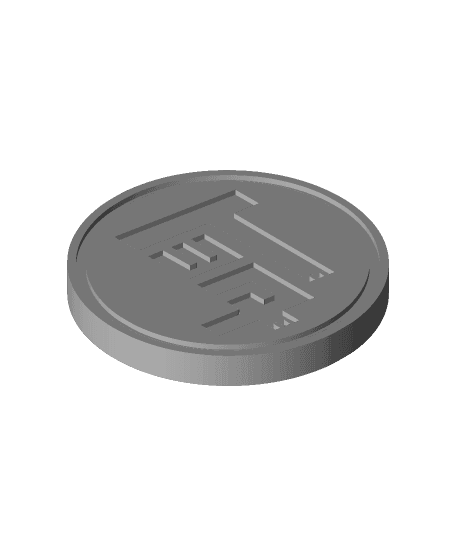 JDM Brand Logo Keychain 3d model