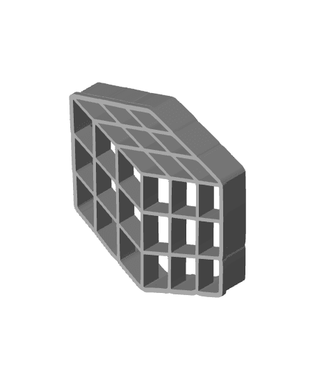 Cube Cookie Cutter, Biscuit Cutter 3d model