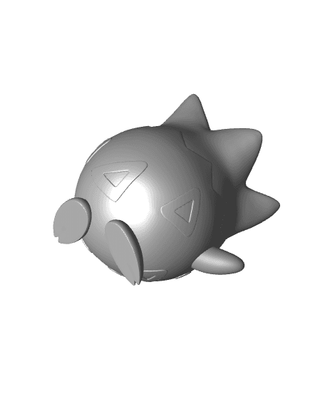 Pokemon Togepi #175 - Optimized for 3D Printing 3d model