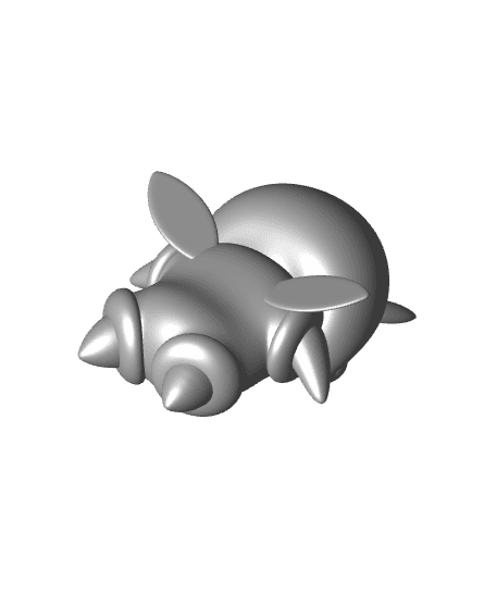 Pokemon Illumise #314 - Optimized for 3D Printing 3d model